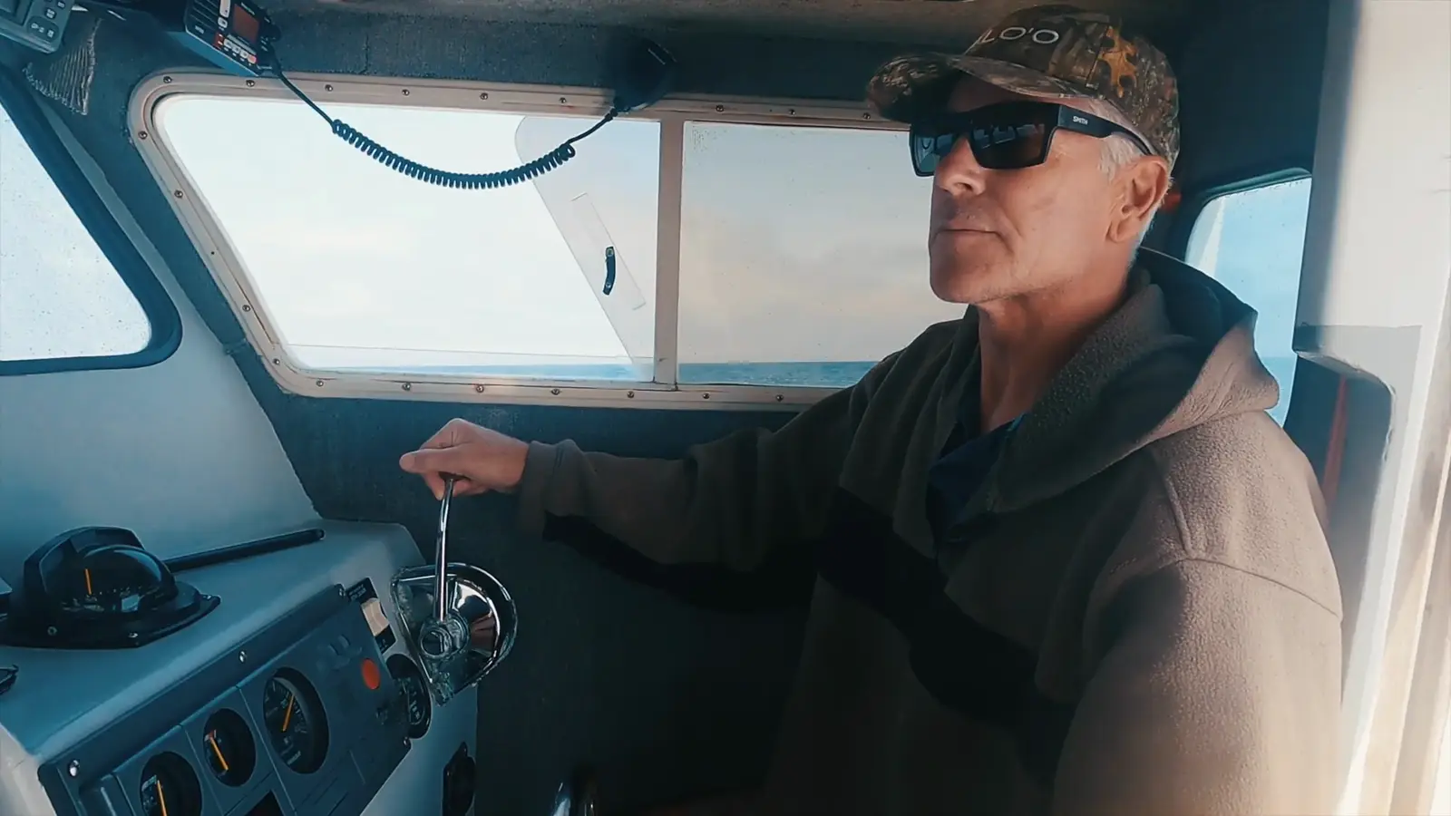 SRL skipper training aboard a commercial vessel